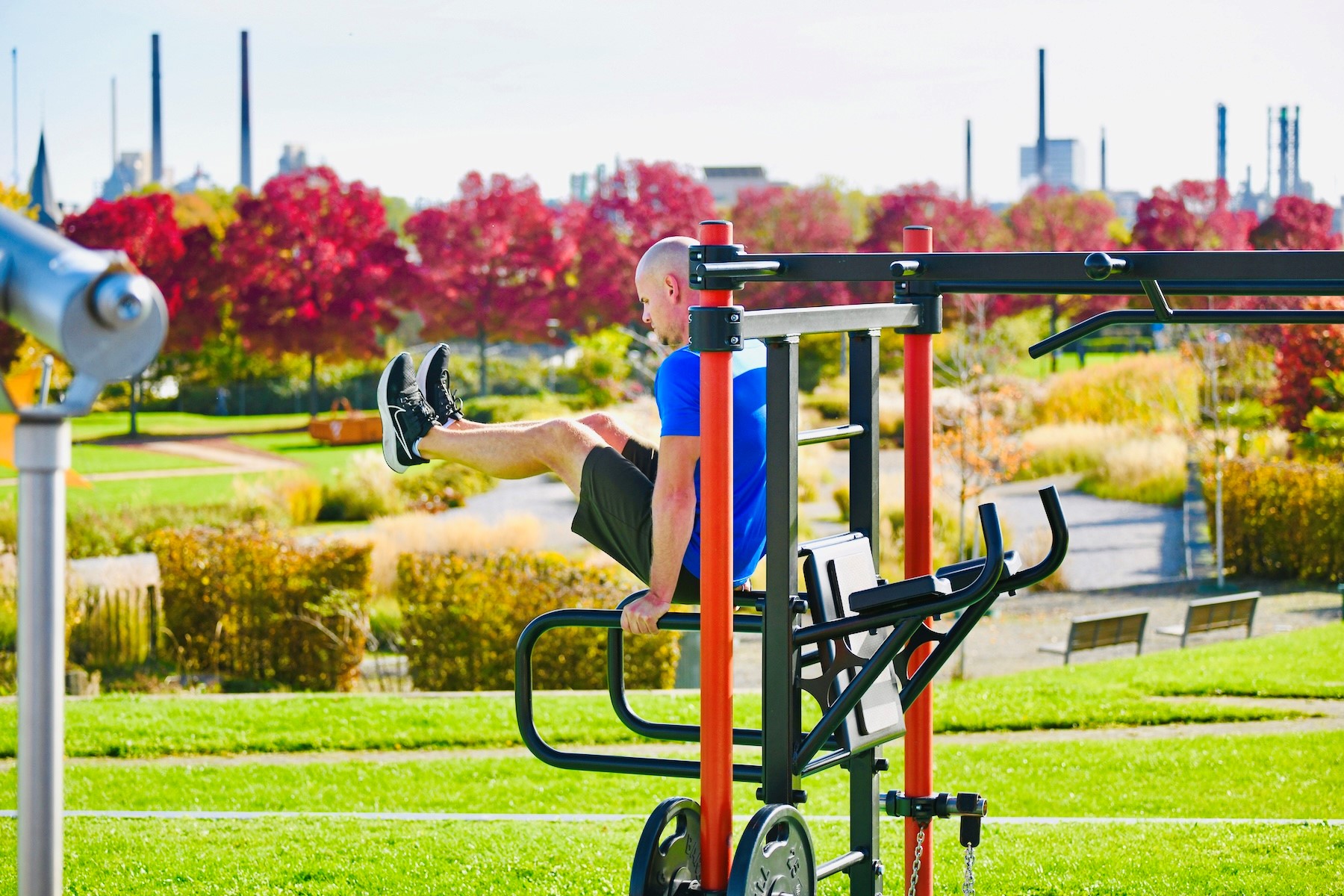 OpenAir Gym im Neulandpark, City Leverkusen