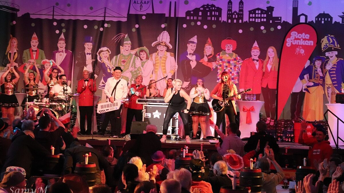 LEeV Junge. Herrensitzung der Roten Funken.