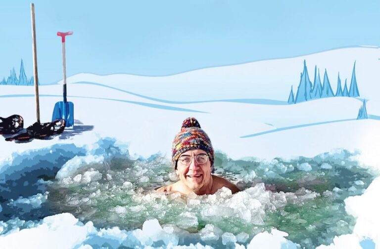 Wigald Boning. Herr Boning geht baden.