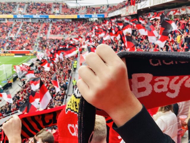 Bayer 04 Leverkusen gegen Bayern München. DFB-Pokal Halbfinale.